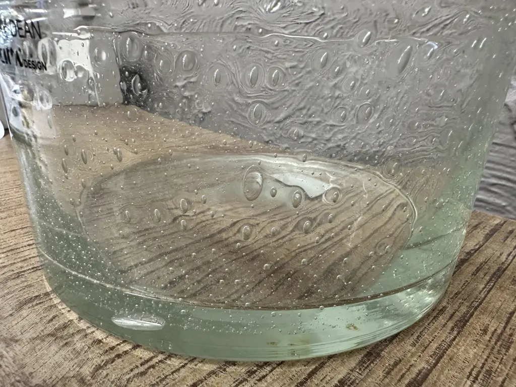 Cita Design Henry Dean Handmade Round Glass Bowl H10,Dia20cm Image 1++