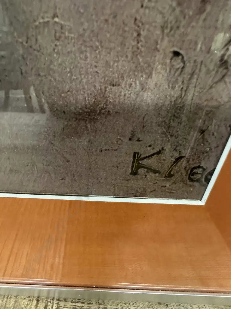 Framed Image Of The 'Viaduct' Signed Paul Klee H68,W56cm. Image 1++