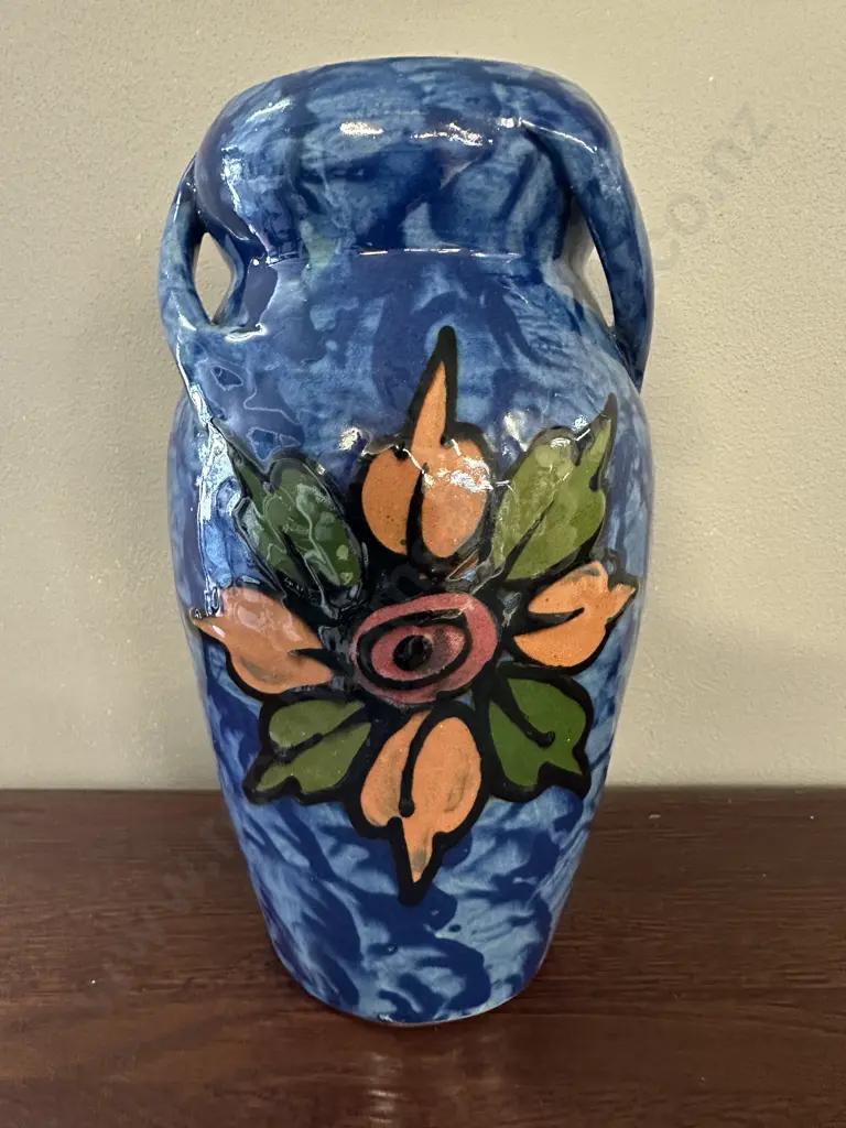 Royal Torquay Hand Made Pottery Vase H24cm. Image 1++