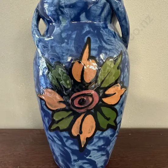 Royal Torquay Hand Made Pottery Vase H24cm.