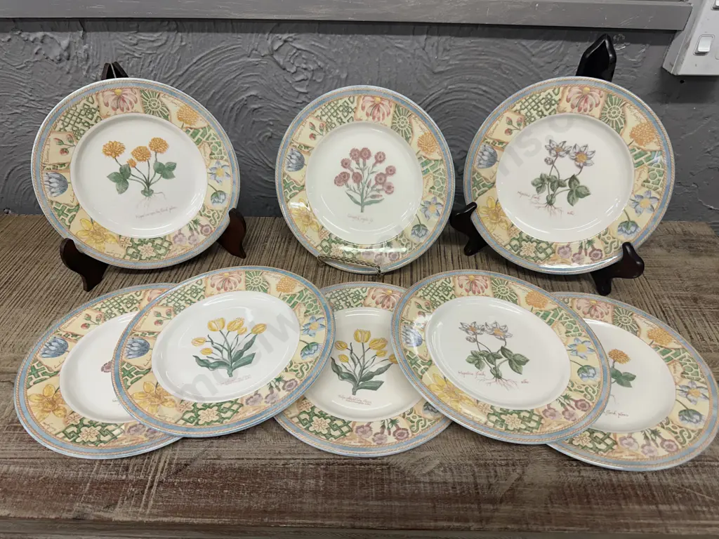 Wedgwood Home Garden Maze Dishes x8 Image 1++