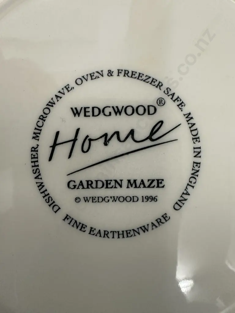 Wedgwood Home Garden Maze Dishes x8 Image 1++