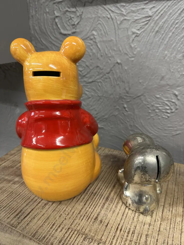 Vintage Money Boxes Including Snoopy & Pooh Bear Image 1++