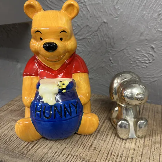 Vintage Money Boxes Including Snoopy & Pooh Bear