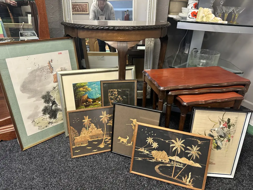 Selection Of Vintage Oriental Themed Artwork Image 1++