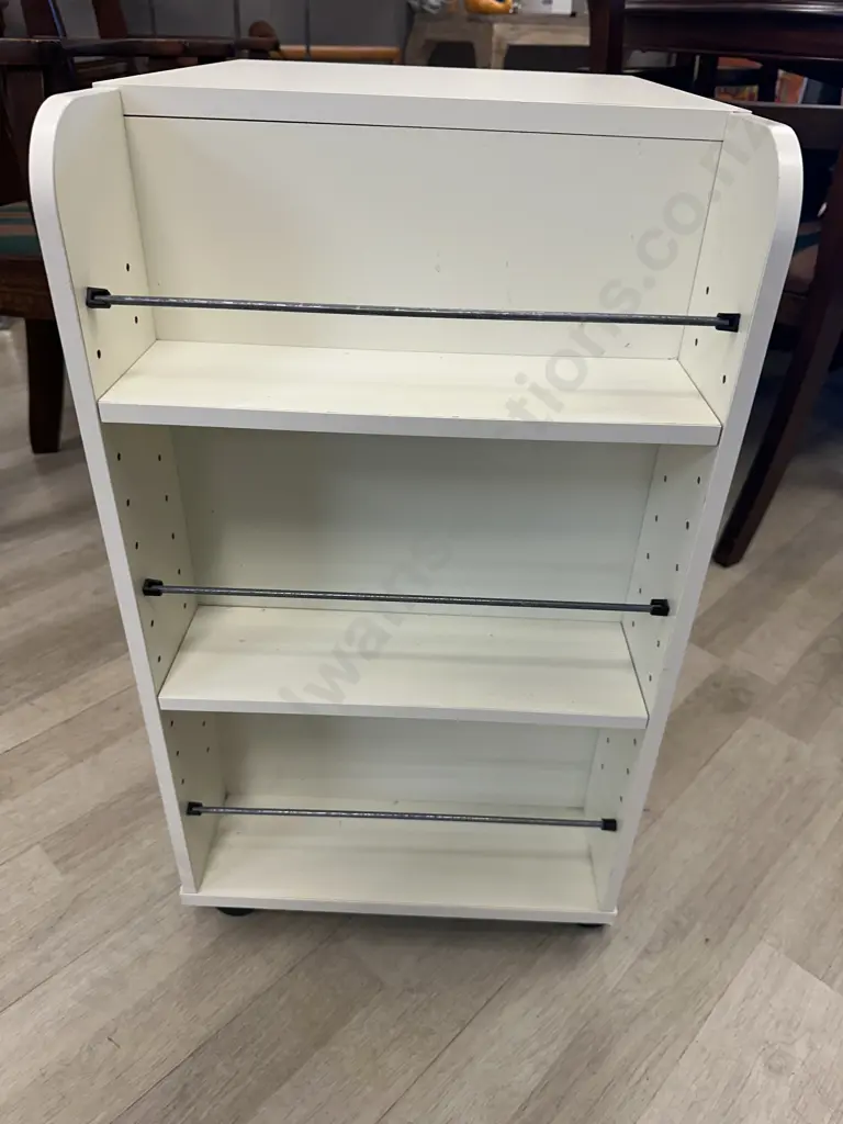 Cream Modular Cube Three Drawers, Shelve & Mesh Storage H67,W51,D38cm. Image 1++