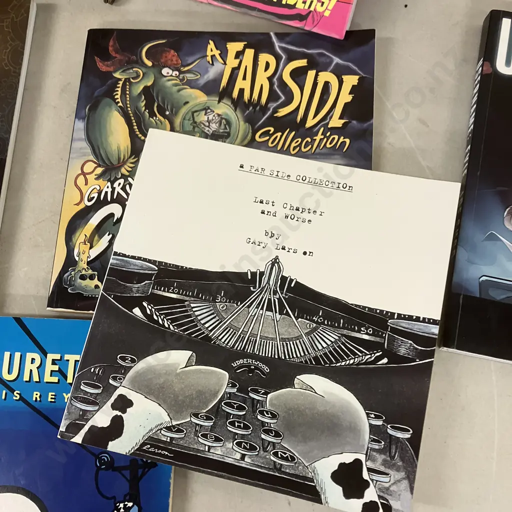 Maus A Survivors Tale, The Amazing Joy Buzzards, Zombigami, Zoom & Re Zoom, Gary Larson's Books Etc Image 1++