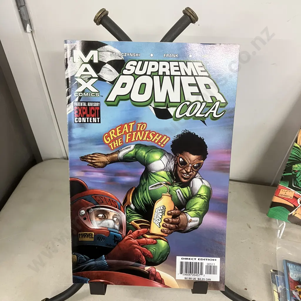 Marvel Comics  x 28 - Max Supreme Power & Deaths Head, With 3 x QC Comics Sam Slade Robo Hunter & Bat Thing Image 1++