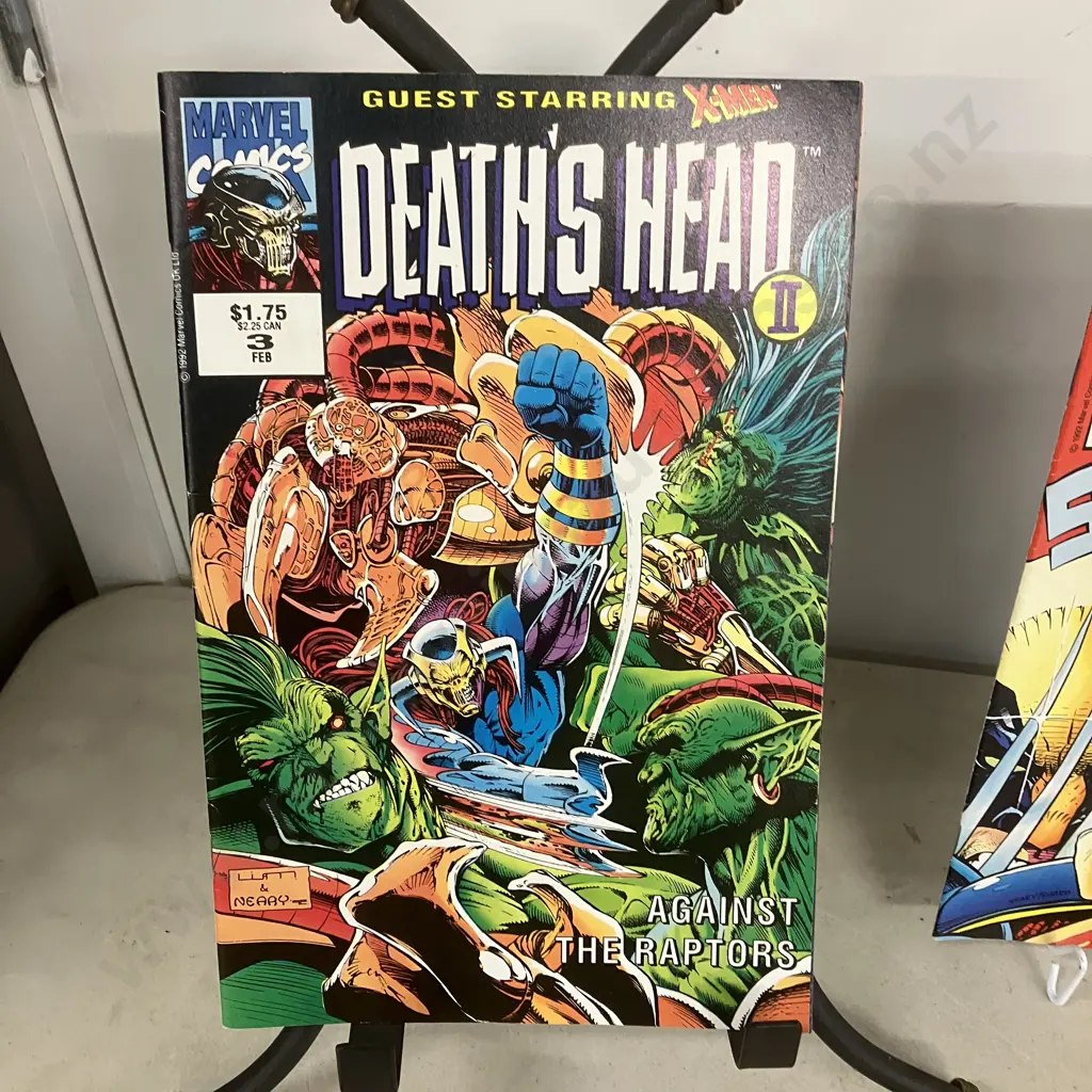 Marvel Comics  x 28 - Max Supreme Power & Deaths Head, With 3 x QC Comics Sam Slade Robo Hunter & Bat Thing Image 1++