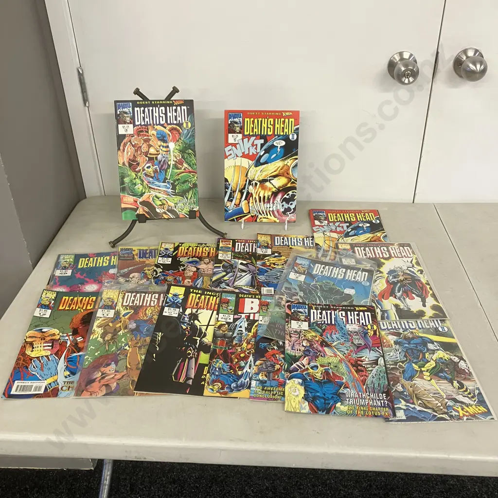 Marvel Comics  x 28 - Max Supreme Power & Deaths Head, With 3 x QC Comics Sam Slade Robo Hunter & Bat Thing Image 1++