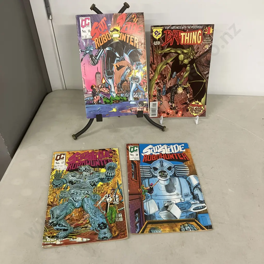 Marvel Comics  x 28 - Max Supreme Power & Deaths Head, With 3 x QC Comics Sam Slade Robo Hunter & Bat Thing Image 1++