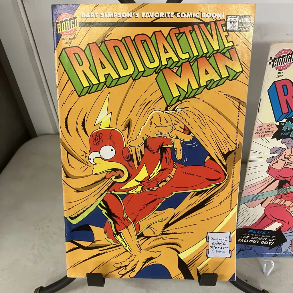 The Simpsons Radioactive Man #1000 & #88, Krusty #3, Forward Mulch #140 Etc With 3 Ren & Stimpy Comics Image 1++