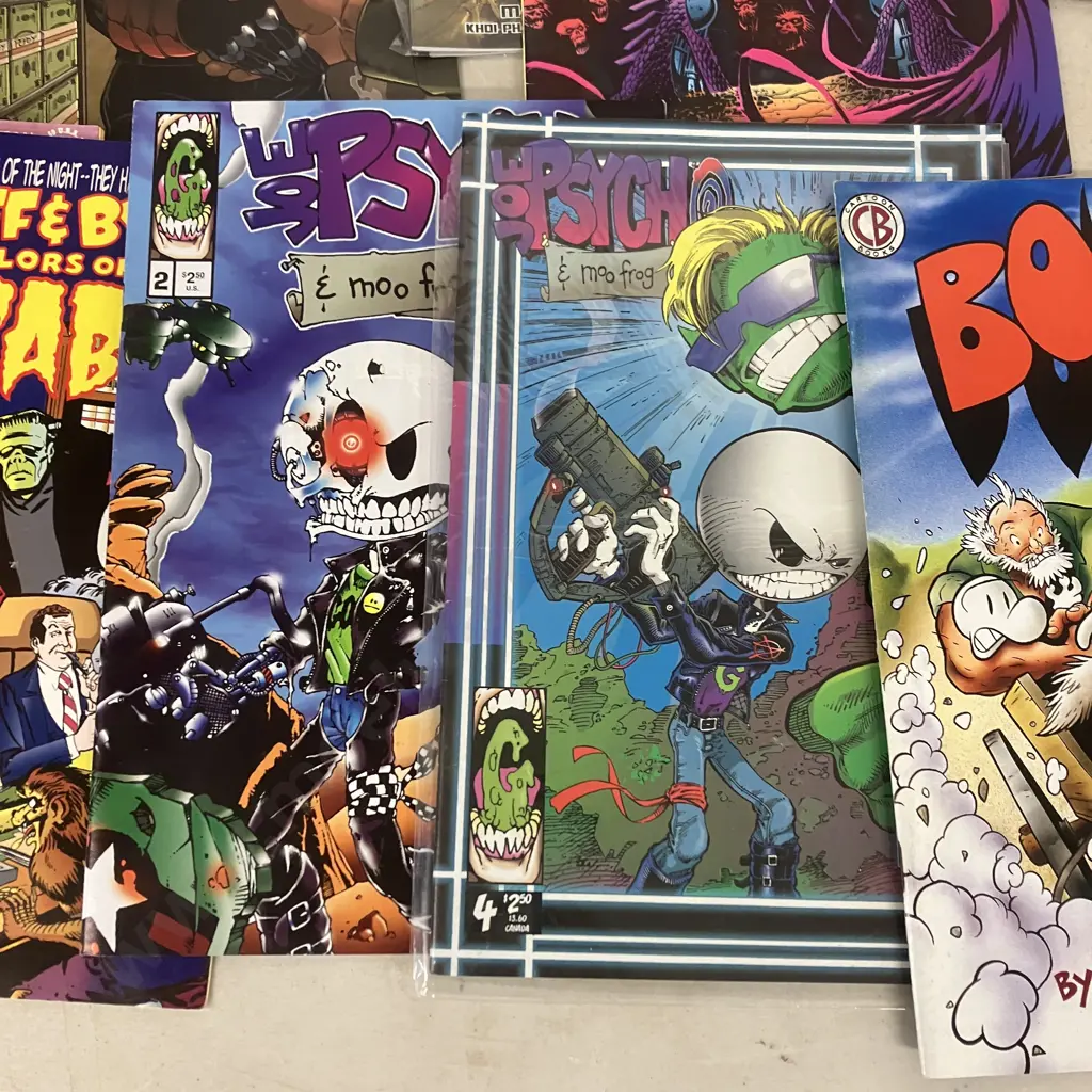 Assorted Comics - Back To The Future, The Frogmen, GI Joe, Bone, Fightin' Army, Beano Etc x 29 Image 1++