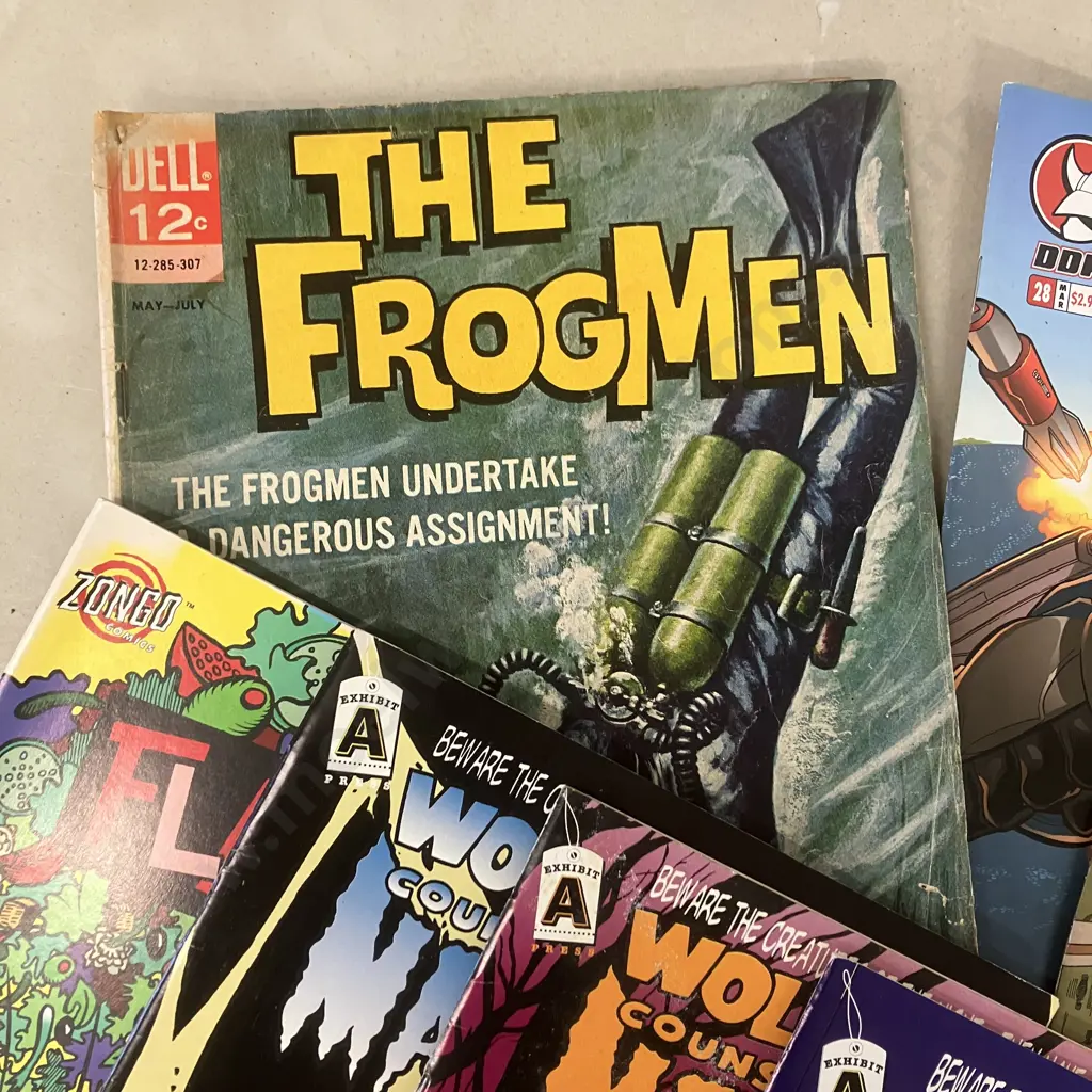 Assorted Comics - Back To The Future, The Frogmen, GI Joe, Bone, Fightin' Army, Beano Etc x 29 Image 1++