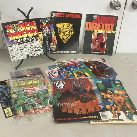 The Judge Dredd Collection Vol 1, Judge Dredd-Future Crime, Judges Manual RPG, Comics, 2000 AD Etc