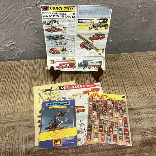 1966 Corgi Toys Collectors Price And Check List Sheet Mettoy Playcraft, Dinky Toys Catalogues, Etc