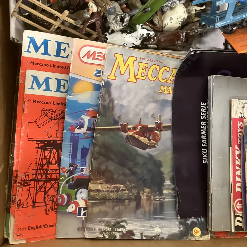 Vintage Lead & Tin Toys (As Found), Plastic Toys, Corgi & Matchbox Catalogues, Etc - Withdrawn By Vendor Image 1++