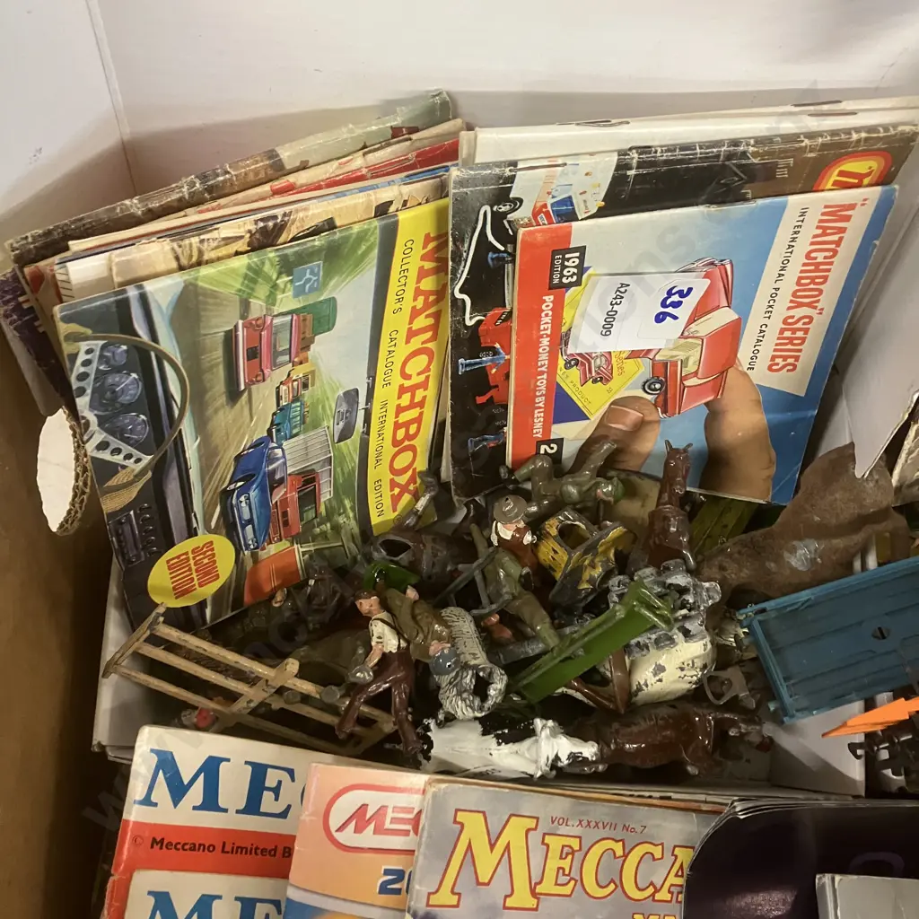 Vintage Lead & Tin Toys (As Found), Plastic Toys, Corgi & Matchbox Catalogues, Etc - Withdrawn By Vendor Image 1++