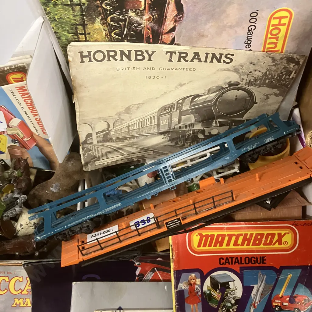 Vintage Lead & Tin Toys (As Found), Plastic Toys, Corgi & Matchbox Catalogues, Etc - Withdrawn By Vendor Image 1++