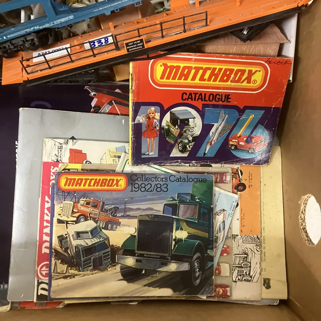 Vintage Lead & Tin Toys (As Found), Plastic Toys, Corgi & Matchbox Catalogues, Etc - Withdrawn By Vendor Image 1++