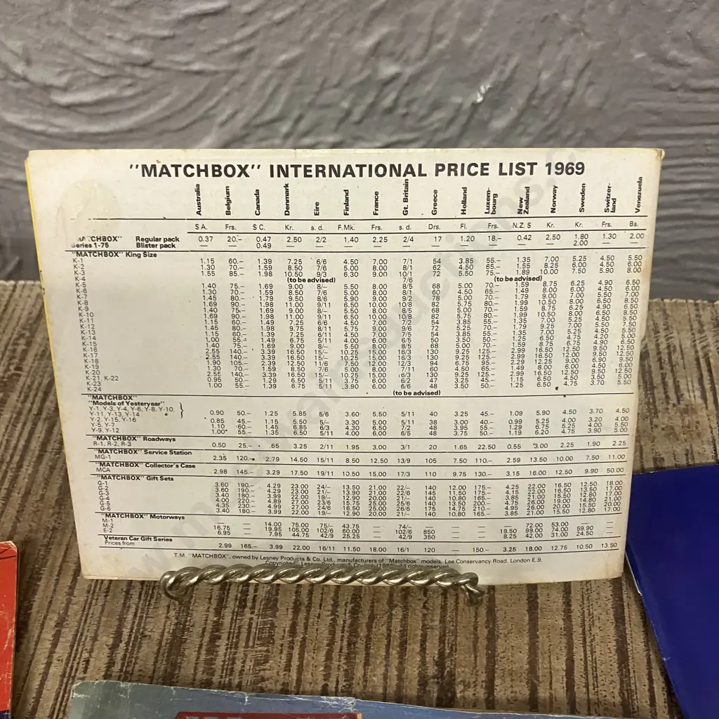 Rare 1969 Matchbox Collector's Catalogue International Edition (2nd Edition) With 10 Matchbox Catalogues 1973 to 1986 Image 1++