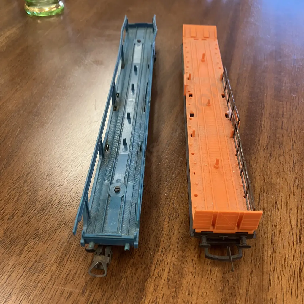 Lima H0 Gauge Car Transporter DB 51 80 98-80 021-3 DDm 915 With Hornby OO Gauge R126 Car Transporter (As Found) Image 1++