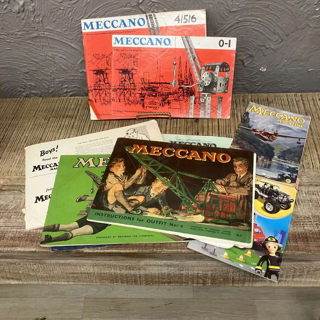 Vintage Meccano Catalogues & Instructions Image 1++