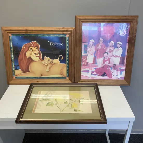 Lot of Three Framed Pictures