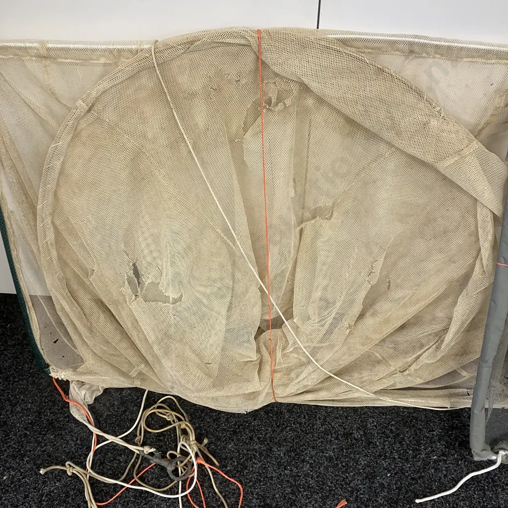 Pair of Whitebait Sock Nets. 76 x 107cm (Both Have Mice Damage) Image 1++