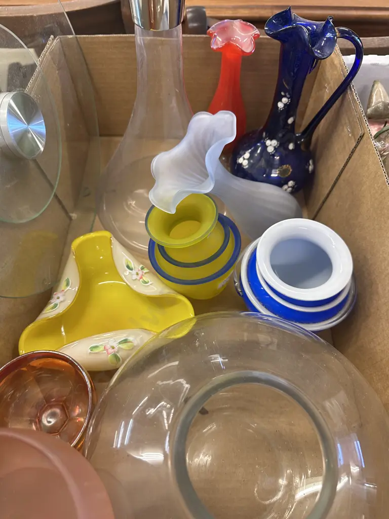 Assorted Vases, Decanter Etc Image 1++