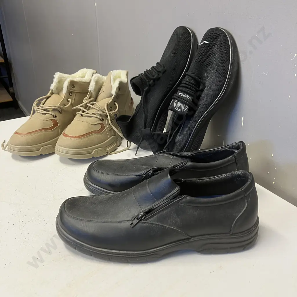 Three Pairs of New Shoes - 45 & Sz11 Image 1++