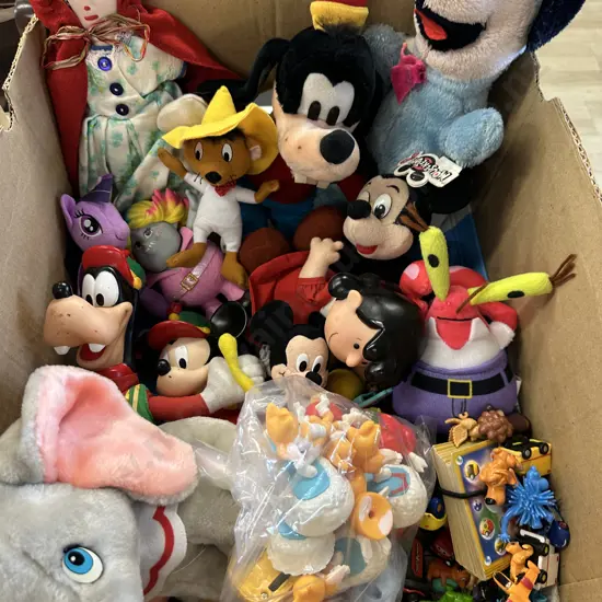 Vintage Childrens Toys Including Disney Etc