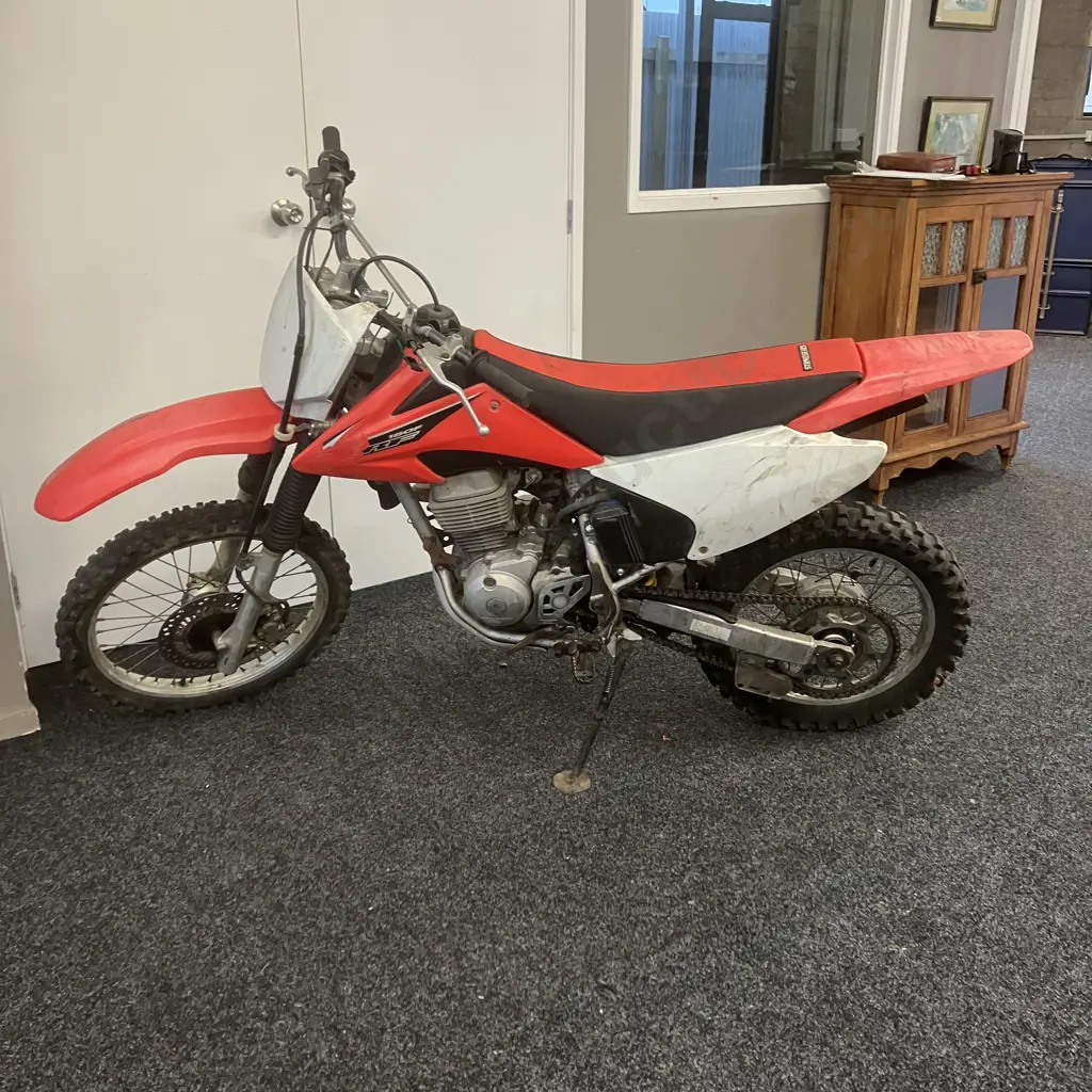 2008 Honda CRF150F Dirt Bike, No Key - #9C2KE02U78R70050 (Sold As Is) Image 1++