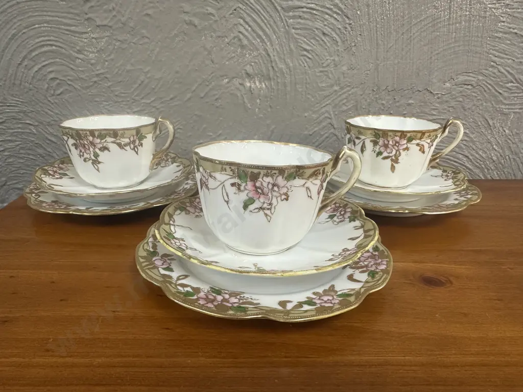 Noritake Trios x 3 Image 1++