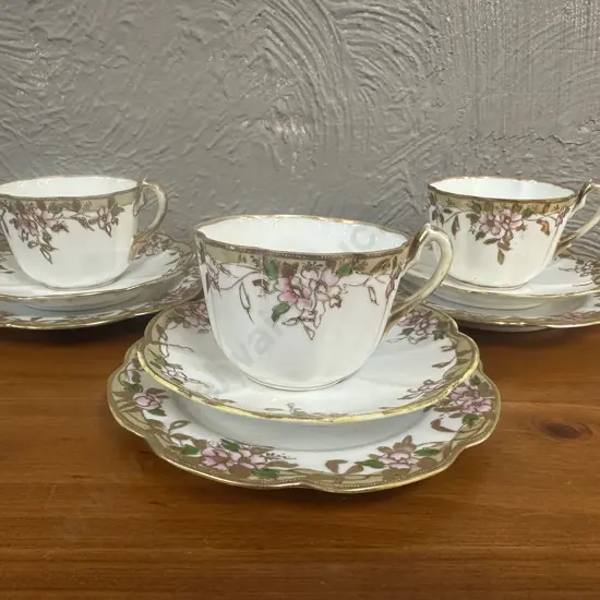 Noritake Trios x 3