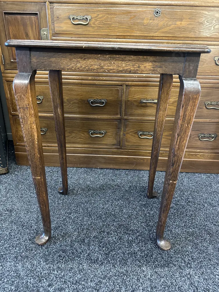 Vintage Mahogany Side Table H721,W54,D37, Image 1++