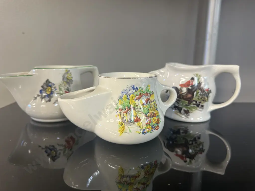 Vintage Ceramic Shaving Mugs Image 1++