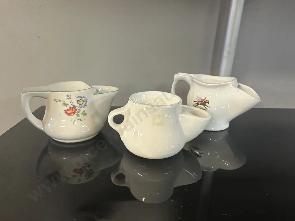 Vintage Ceramic Shaving Mugs Image 1++