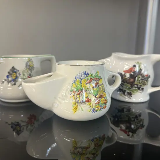 Vintage Ceramic Shaving Mugs