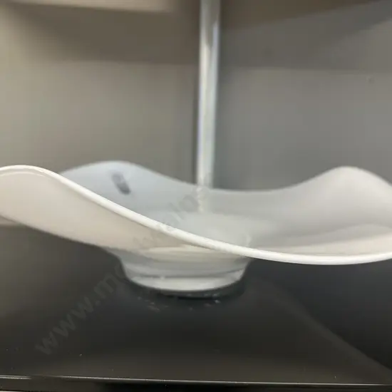 Large 'Splash' White Bowl Dia39cm.