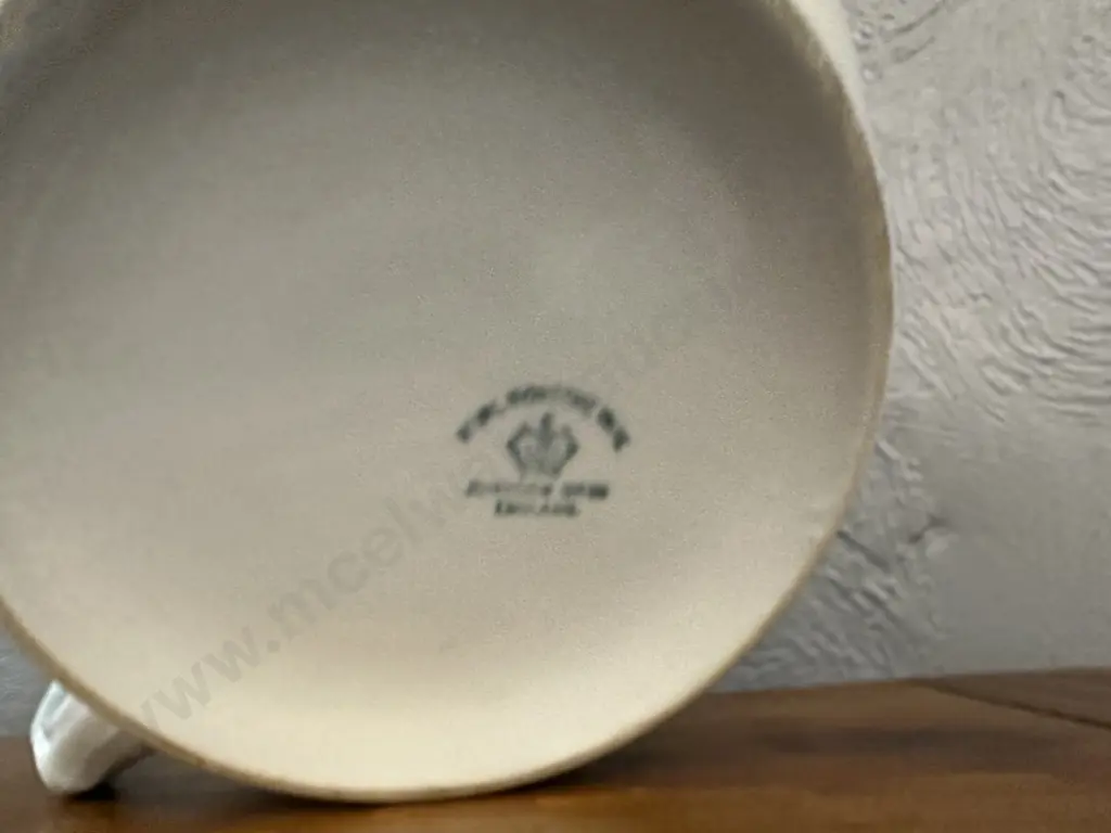 Antique White Johnson Bros Chamber Pot. 13 x 22cm Image 1++
