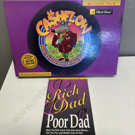 Rich Dad/Poor Dad Cash Flow Game & Book