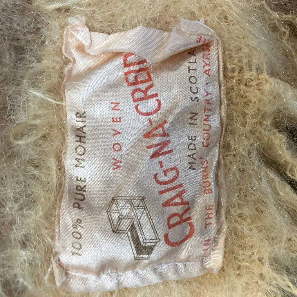 CRAIG-NA-CREIDHE 100% Mohair Throw Made In Scotland. 110 x 140cm Image 1++