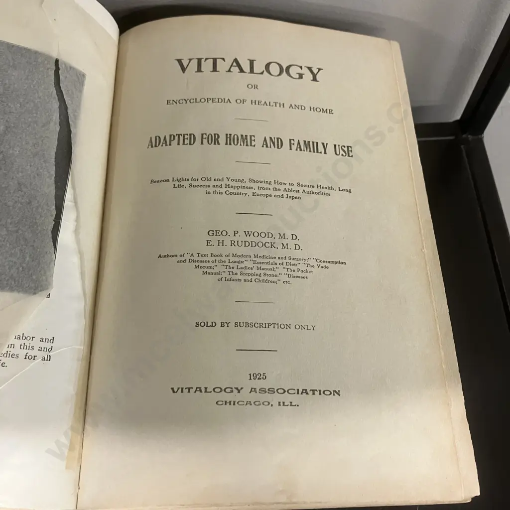 Vitalogy Or Encyclopedia Of Health And Home  - 1925, Common Prayer Hymns, School Record Book Image 1++