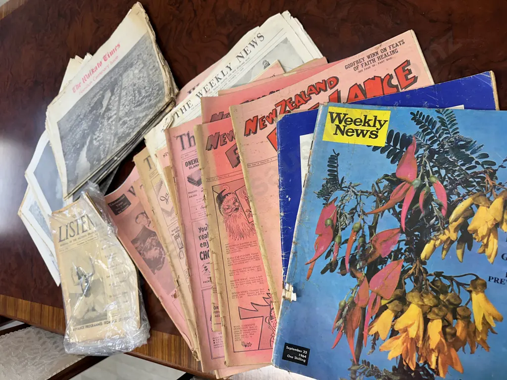 Assorted Vintage Newspapers Including Listeners, Times, Herald Etc Image 1++