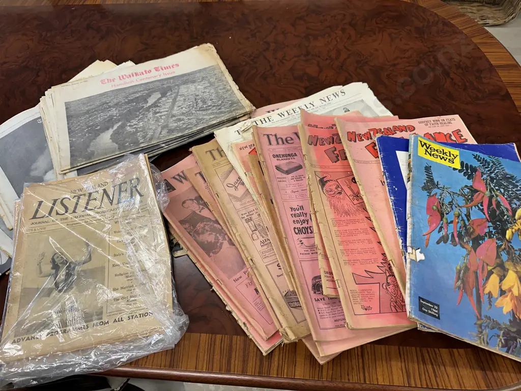 Assorted Vintage Newspapers Including Listeners, Times, Herald Etc Image 1++