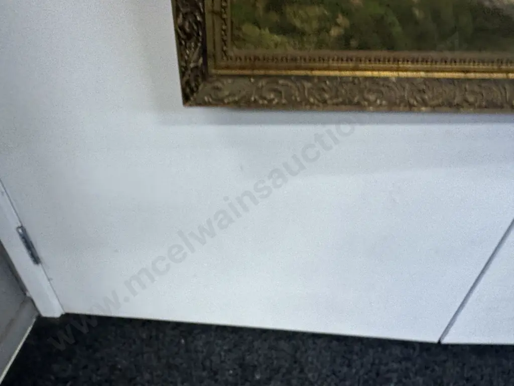 Vintage Gilt Framed Signed Artwork Country Scene H70,W98cm. Image 1++
