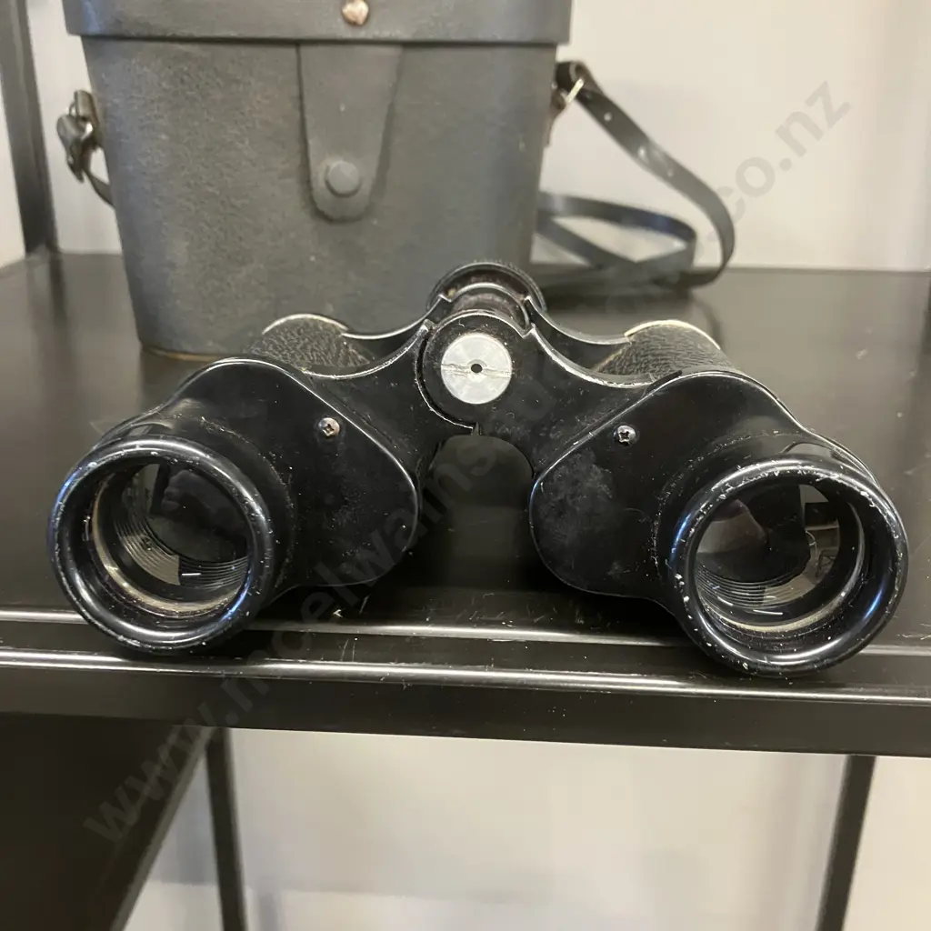 Vintage Zenith Tempest 8x30 Binoculars With Case Image 1++