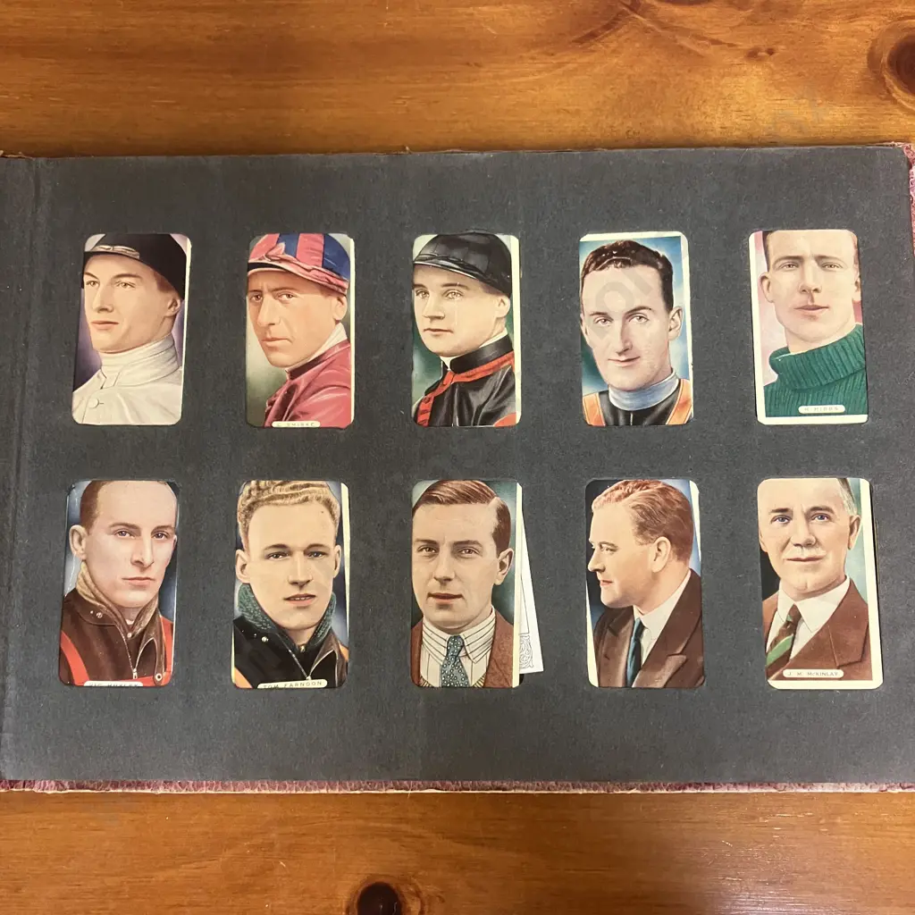 Wills Cigarette Cards NZ Footballers, 1938 Churchmans Boxing Personalities, Ardath Cigs Etc In Three Castles Album Image 1++