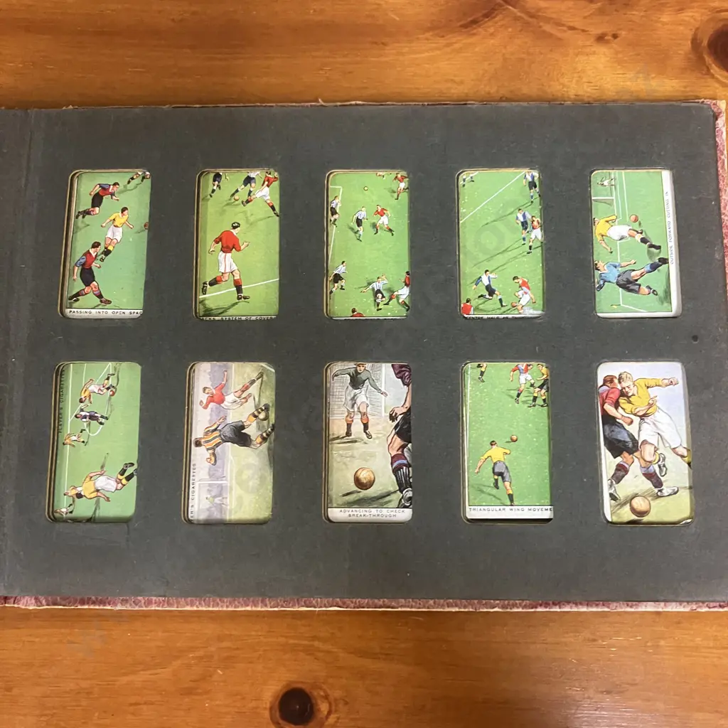 Wills Cigarette Cards NZ Footballers, 1938 Churchmans Boxing Personalities, Ardath Cigs Etc In Three Castles Album Image 1++